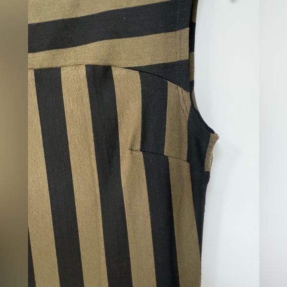 RARE Nooworks Vertical Stripe Sleeveless Jersey Dress - Picture 7 of 7